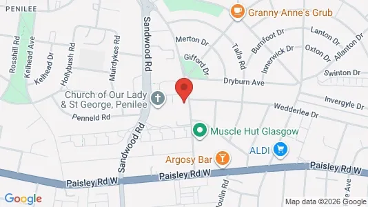 Apartments for rent i Glasgow - Lanarkshire - kort over placeringen