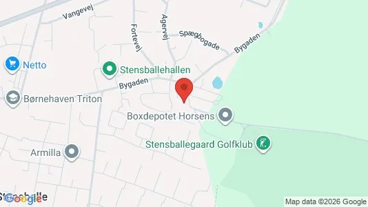 Apartments for rent i Horsens - kort over placeringen