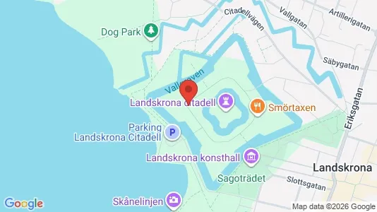Apartments for rent i Landskrona - kort over placeringen