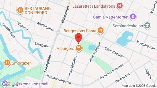 Apartments for rent i Landskrona - kort over placeringen