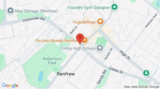 Apartments for rent i Paisley - Renfrewshire - kort over placeringen