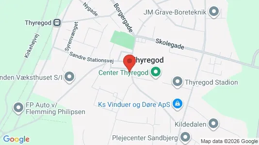 Apartments for rent i Give - kort over placeringen
