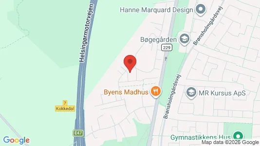 Apartments for rent i Kokkedal - kort over placeringen