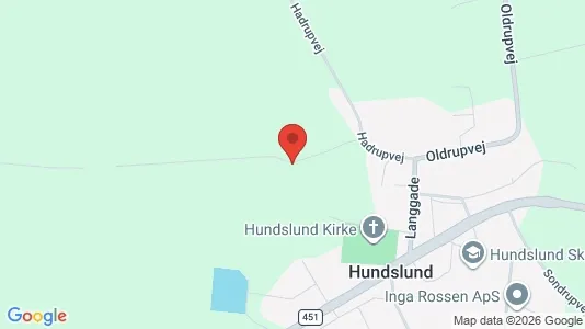 Apartments for rent i Hundslund - kort over placeringen