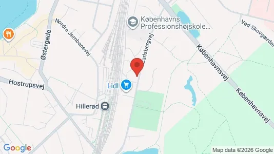Apartments for rent i Hillerød - kort over placeringen