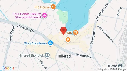 Apartments for rent i Hillerød - kort over placeringen