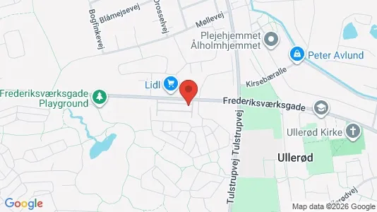 Apartments for rent i Hillerød - kort over placeringen