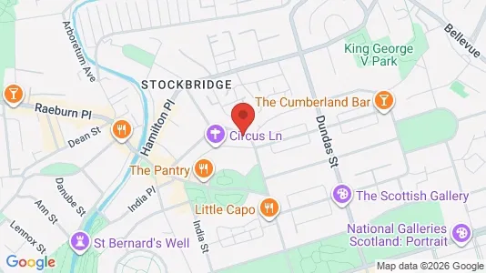 Apartments for rent i Edinburgh - Midlothian - kort over placeringen
