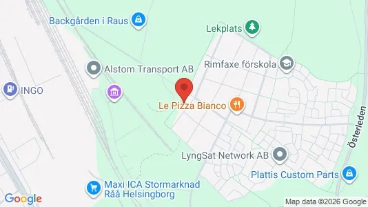 Apartments for rent i Helsingborg - kort over placeringen