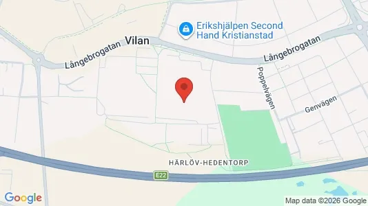 Apartments for rent i Kristianstad - kort over placeringen