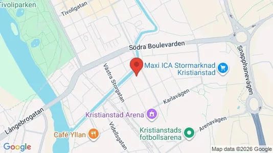 Apartments for rent i Kristianstad - kort over placeringen