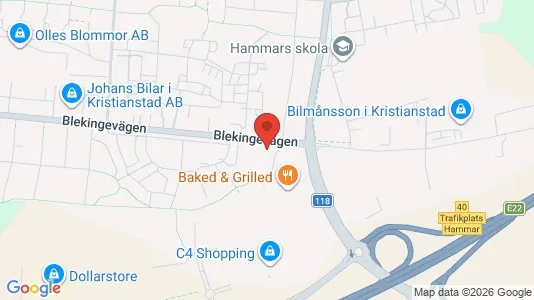 Apartments for rent i Kristianstad - kort over placeringen