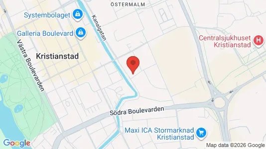 Apartments for rent i Kristianstad - kort over placeringen