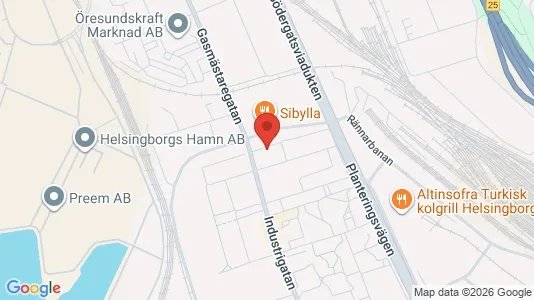 Apartments for rent i Helsingborg - kort over placeringen