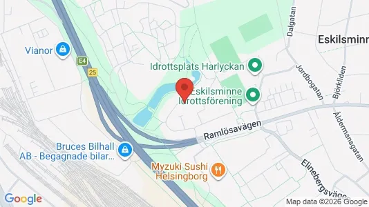 Apartments for rent i Helsingborg - kort over placeringen