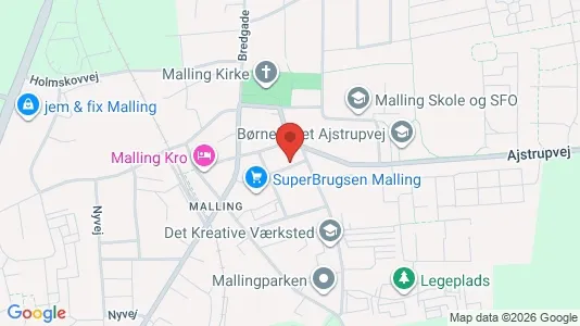 Apartments for rent i Malling - kort over placeringen