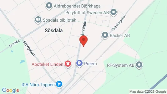 Apartments for rent i Hässleholm - kort over placeringen