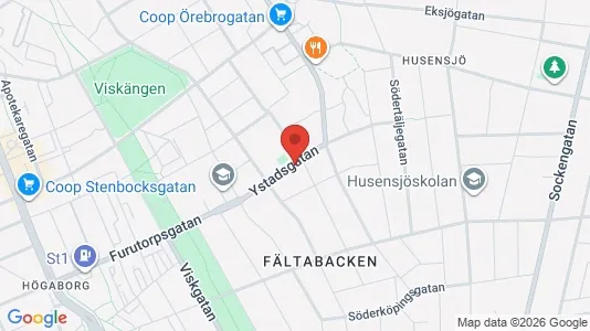 Apartments for rent i Helsingborg - kort over placeringen