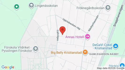 Apartments for rent i Kristianstad - kort over placeringen
