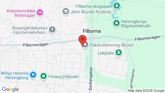 Apartments for rent i Helsingborg - kort over placeringen