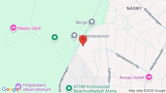 Rooms for rent i Kristianstad - kort over placeringen