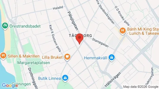 Apartments for rent i Helsingborg - kort over placeringen