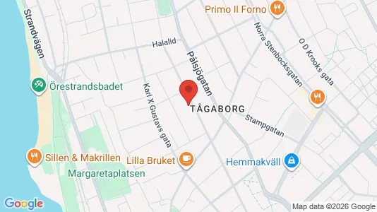 Apartments for rent i Helsingborg - kort over placeringen