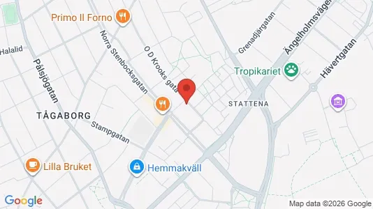 Apartments for rent i Helsingborg - kort over placeringen