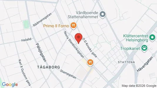 Apartments for rent i Helsingborg - kort over placeringen