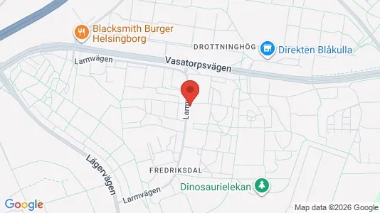 Apartments for rent i Helsingborg - kort over placeringen