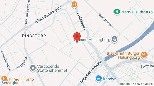 Apartments for rent i Helsingborg - kort over placeringen