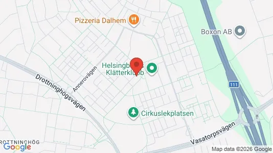 Apartments for rent i Helsingborg - kort over placeringen