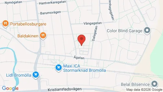 Apartments for rent i Bromölla - kort over placeringen