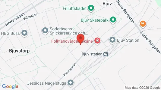 Apartments for rent i Bjuv - kort over placeringen