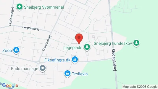 Apartments for rent i Herning - kort over placeringen