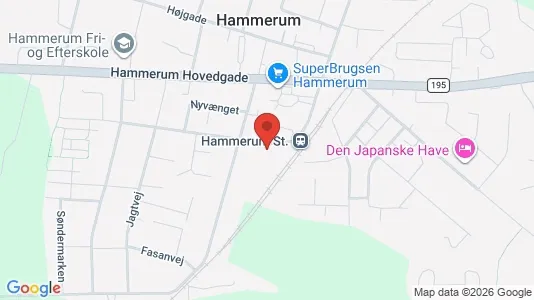 Apartments for rent i Herning - kort over placeringen
