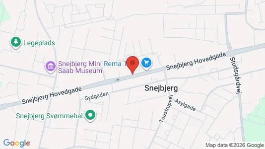 Apartments for rent i Herning - kort over placeringen