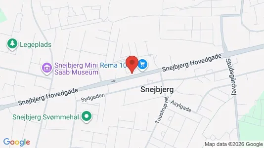 Apartments for rent i Herning - kort over placeringen