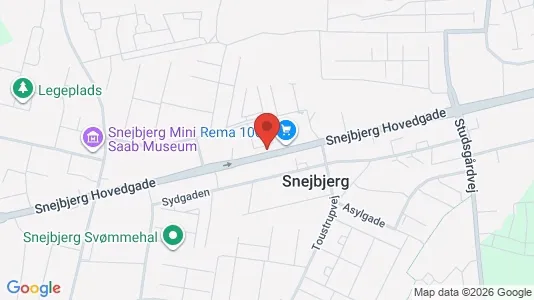 Apartments for rent i Herning - kort over placeringen