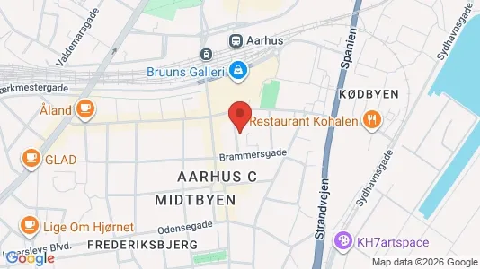 Apartments for rent i Aarhus C - kort over placeringen