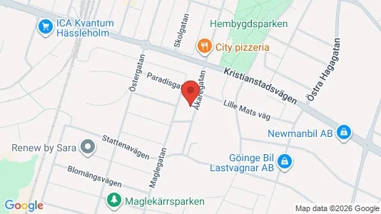 Apartments for rent i Hässleholm - kort over placeringen