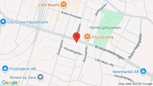 Apartments for rent i Hässleholm - kort over placeringen