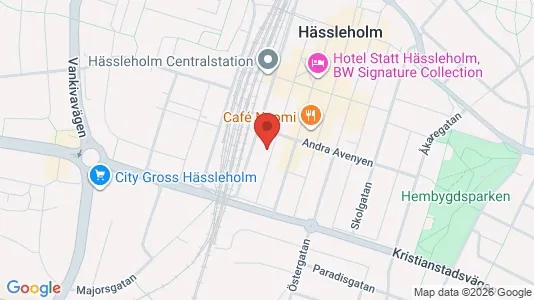 Apartments for rent i Hässleholm - kort over placeringen