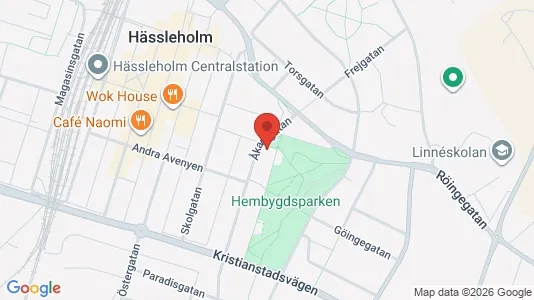Apartments for rent i Hässleholm - kort over placeringen