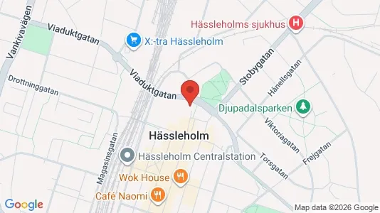 Apartments for rent i Hässleholm - kort over placeringen