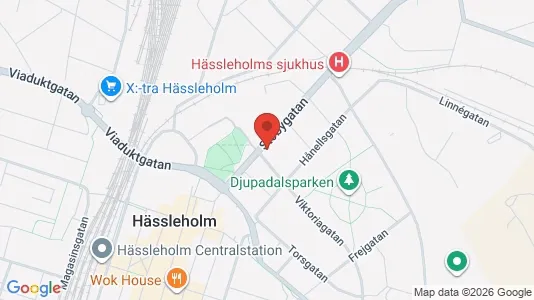 Apartments for rent i Hässleholm - kort over placeringen