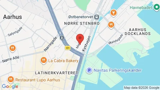 Apartments for rent i Aarhus C - kort over placeringen