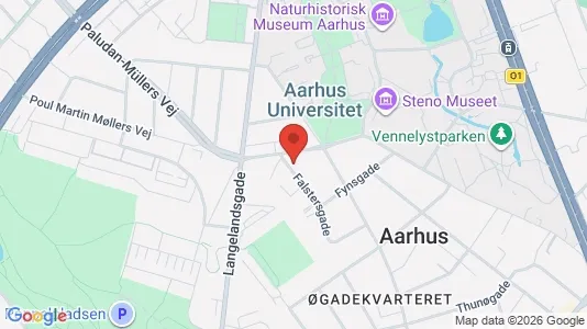 Apartments for rent i Aarhus C - kort over placeringen