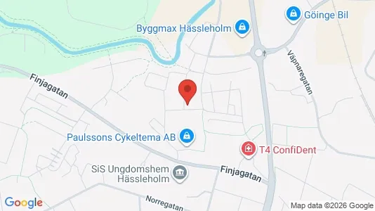 Apartments for rent i Hässleholm - kort over placeringen