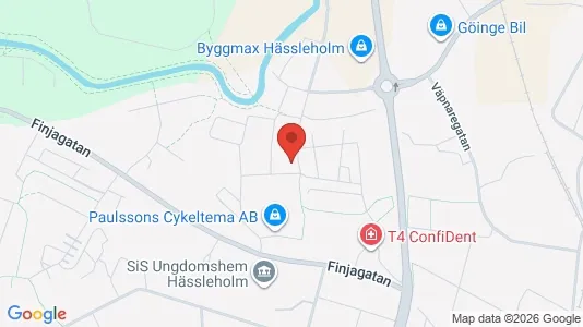 Apartments for rent i Hässleholm - kort over placeringen